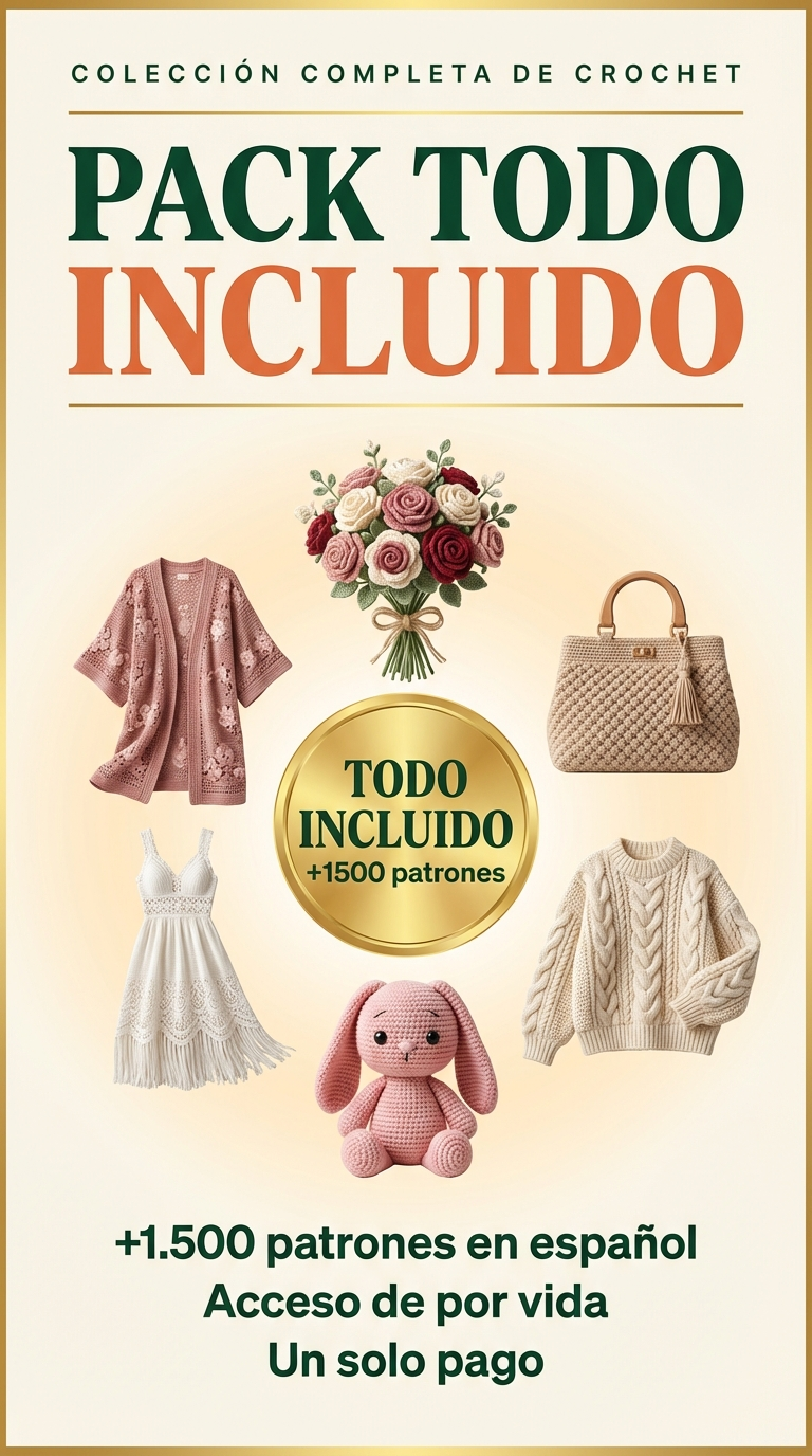 🔥 PACK ULTRA AHORRO: Mega Colección Completa Crochet