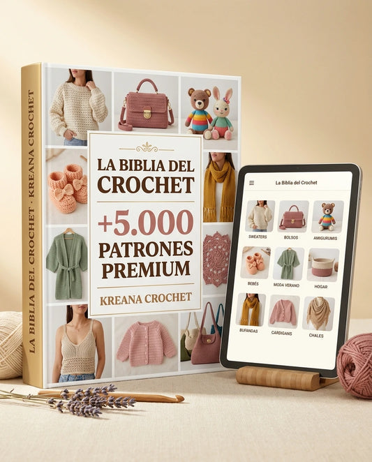 La Biblia del Crochet: crea prendas increíbles con +5.000 patrones premium
